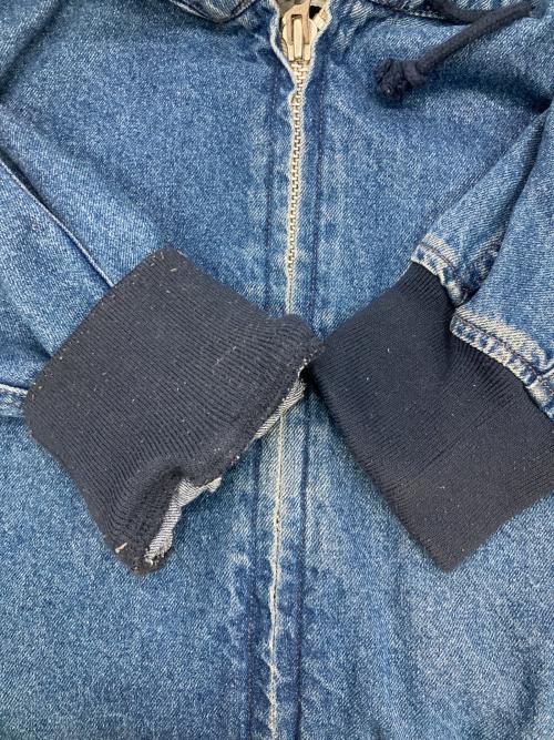 AVIREX（アヴィレックス）AVIREX (アヴィレックス) DENIM SIGNATUR LOGO PARKA インディゴ サイズ:XLの古着・服飾アイテム