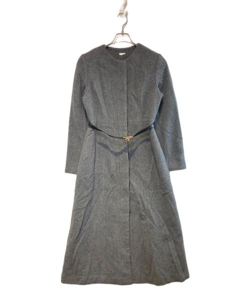 Snidel（スナイデル）Snidel (スナイデル) ベルテッドレディコート グレー サイズ:1の古着・服飾アイテム