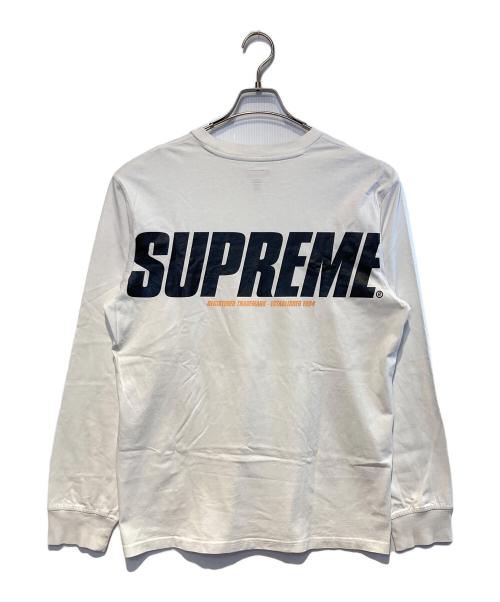 SUPREME（シュプリーム）SUPREME (シュプリーム) Trademark L/S Top ホワイト サイズ:Mの古着・服飾アイテム