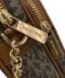 中古・古着 MICHAEL KORS (マイケルコース) Jet Set Travel Medium Signature Logo Crossbody Bag ブラウン：8000円