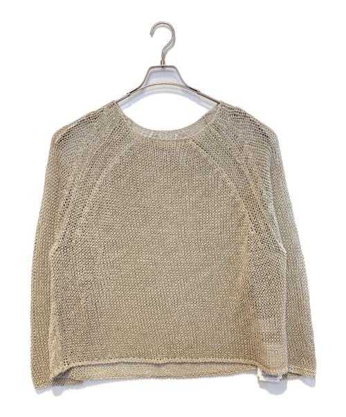 FRAMeWORK（フレームワーク）FRAMeWORK (フレームワーク) LINEN CORD ニット グレー サイズ:FREEの古着・服飾アイテム