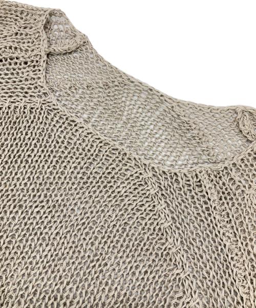 FRAMeWORK（フレームワーク）FRAMeWORK (フレームワーク) LINEN CORD ニット グレー サイズ:FREEの古着・服飾アイテム