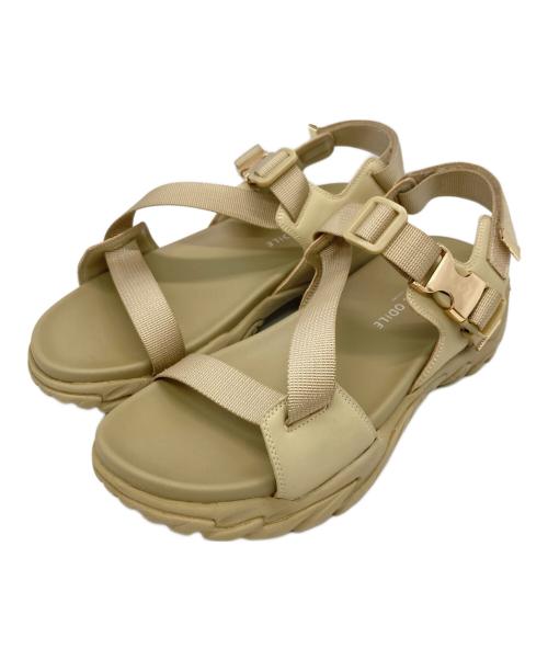 Odette e Odile（オデットエオディール）Odette e Odile (オデットエオディール) ビブラムベルト サンダル ベージュ サイズ:37の古着・服飾アイテム
