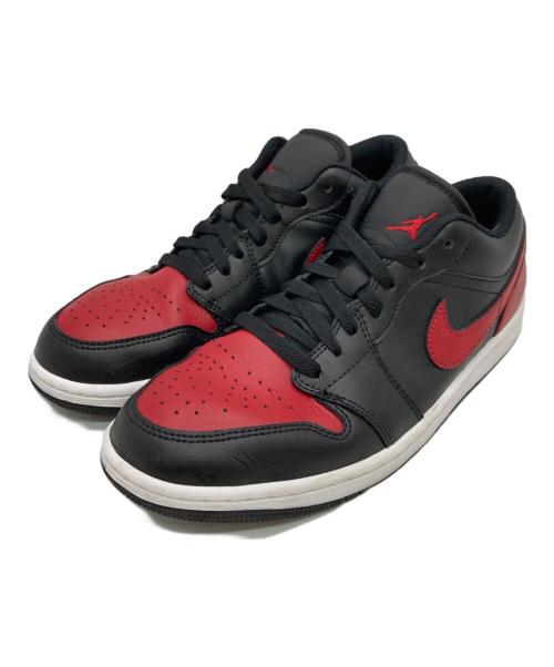 NIKE（ナイキ）NIKE (ナイキ) AIR JORDAN 1 LOW ブラック×レッド サイズ:US8.5の古着・服飾アイテム