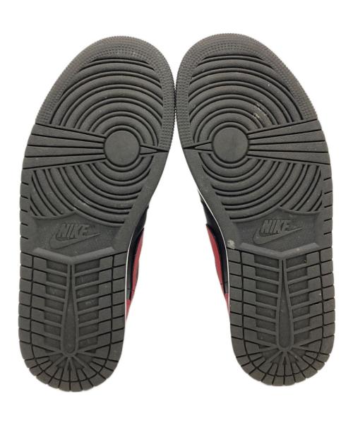 NIKE（ナイキ）NIKE (ナイキ) AIR JORDAN 1 LOW ブラック×レッド サイズ:US8.5の古着・服飾アイテム