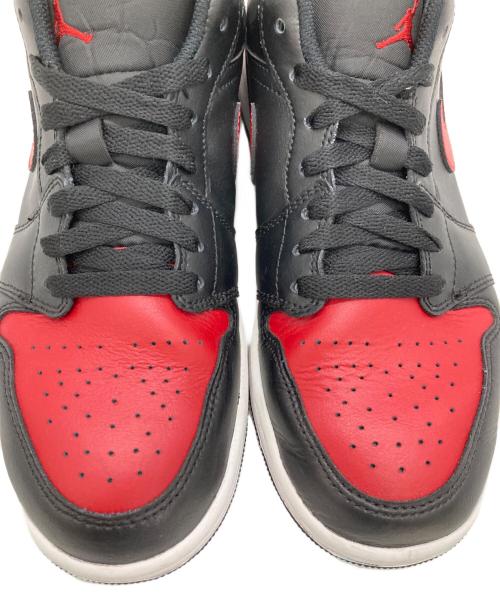 NIKE（ナイキ）NIKE (ナイキ) AIR JORDAN 1 LOW ブラック×レッド サイズ:US8.5の古着・服飾アイテム