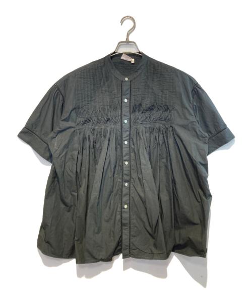 INDIA INDUSTRY（インディアインダストーリー）INDIA INDUSTRY (インディアインダストーリー) ピンタックシャツバラン ブラック サイズ:1の古着・服飾アイテム