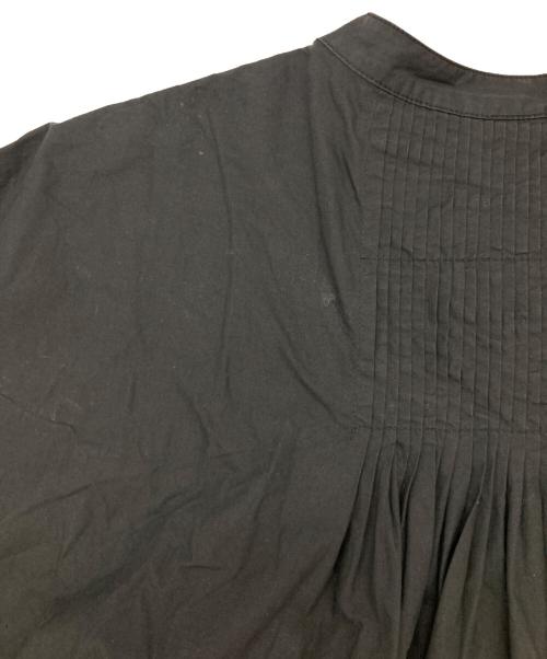 INDIA INDUSTRY（インディアインダストーリー）INDIA INDUSTRY (インディアインダストーリー) ピンタックシャツバラン ブラック サイズ:1の古着・服飾アイテム