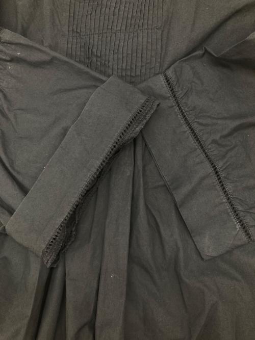 INDIA INDUSTRY（インディアインダストーリー）INDIA INDUSTRY (インディアインダストーリー) ピンタックシャツバラン ブラック サイズ:1の古着・服飾アイテム