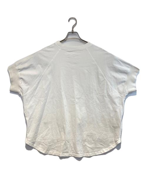 BEARDSLEY（ビアズリー）BEARDSLEY (ビアズリー) 刺しゅう入りドルマンT ホワイト サイズ:FREEの古着・服飾アイテム