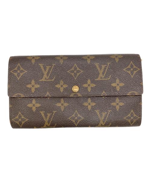 LOUIS VUITTON（ルイ ヴィトン）LOUIS VUITTON (ルイ ヴィトン) ポルトフォイユ・サラ ブラウンの古着・服飾アイテム