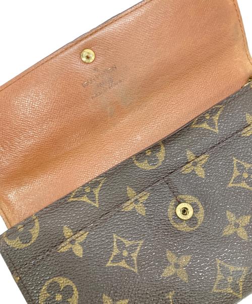 LOUIS VUITTON（ルイ ヴィトン）LOUIS VUITTON (ルイ ヴィトン) ポルトフォイユ・サラ ブラウンの古着・服飾アイテム