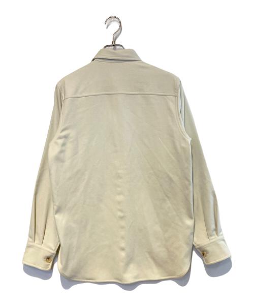 AURALEE（オーラリー）AURALEE (オーラリー) SUPER SOFT WOOL FLANNEL ZIP SHIRTS ベージュ サイズ:1の古着・服飾アイテム