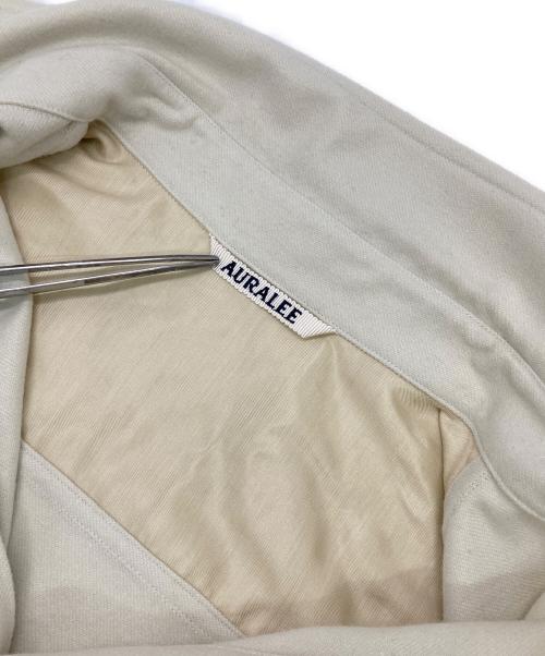 AURALEE（オーラリー）AURALEE (オーラリー) SUPER SOFT WOOL FLANNEL ZIP SHIRTS ベージュ サイズ:1の古着・服飾アイテム