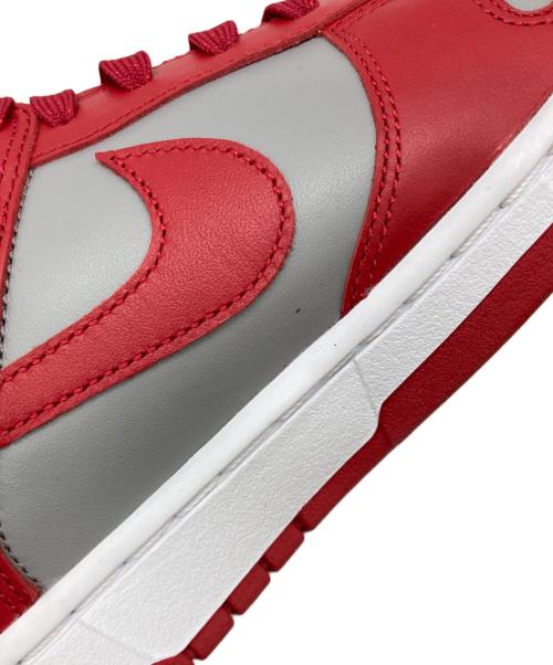 NIKE（ナイキ）NIKE (ナイキ) DUNK LOW RETRO グレー×レッド サイズ:US9の古着・服飾アイテム