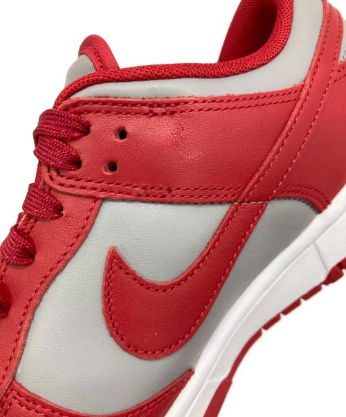 NIKE（ナイキ）NIKE (ナイキ) DUNK LOW RETRO グレー×レッド サイズ:US9の古着・服飾アイテム