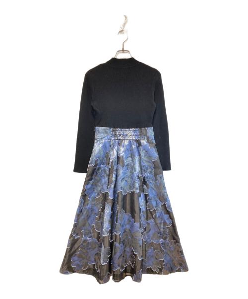 JILL BY JILLSTUART（ジル バイ ジルスチュアート）JILL BY JILLSTUART (ジル バイ ジルスチュアート) シアージャガードワンピース ブラック サイズ:Sの古着・服飾アイテム
