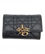 Christian Diorクリスチャン ディオール）の古着「コンパクトウォレット」｜ブラック