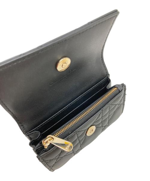 Christian Dior（クリスチャン ディオール）Christian Dior (クリスチャン ディオール) コンパクトウォレット ブラックの古着・服飾アイテム