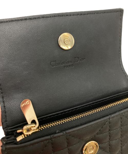 Christian Dior（クリスチャン ディオール）Christian Dior (クリスチャン ディオール) コンパクトウォレット ブラックの古着・服飾アイテム