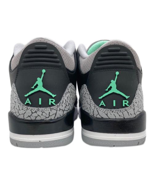 NIKE（ナイキ）NIKE (ナイキ) AIR JORDAN 3 RETRO ブラック×グリーン サイズ:US10の古着・服飾アイテム