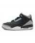 NIKE (ナイキ) AIR JORDAN 3 RETRO ブラック×グリーン サイズ:US10：10000円