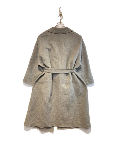 23区（ニジュウサンク）23区 (ニジュウサンク) MANTECOリバー ロング コート グレー サイズ:48の古着・服飾アイテム