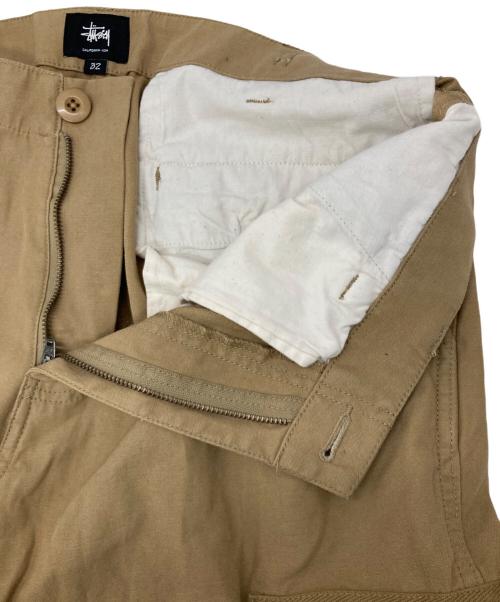 stussy（ステューシー）stussy (ステューシー) カーゴパンツ ベージュ サイズ:32の古着・服飾アイテム