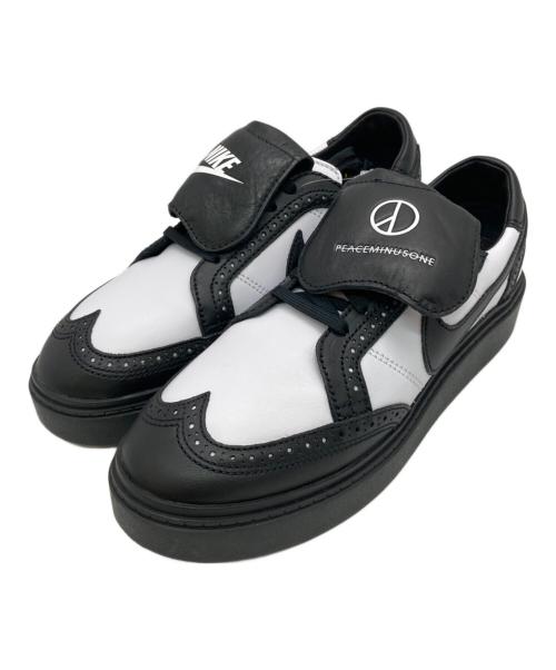 NIKE（ナイキ）NIKE (ナイキ) PEACEMINUSONE (ピースマイナスワン) Kwondo 1 ホワイト×ブラック サイズ:US9.5 未使用品の古着・服飾アイテム
