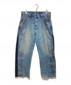 Wranglerラングラー）の古着「WREMAKE BROKEN DENIM」｜インディゴ