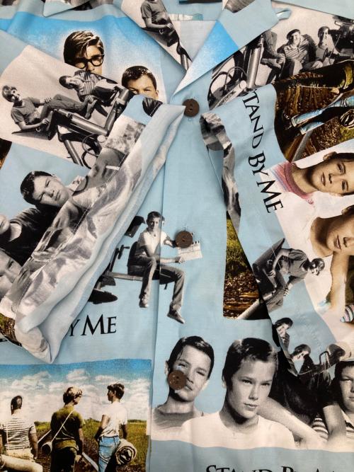 WACKO MARIA（ワコマリア）WACKO MARIA (ワコマリア) STAND BY ME S/S HAWAIIAN SHIRT ブルー×ブラック サイズ:Mの古着・服飾アイテム