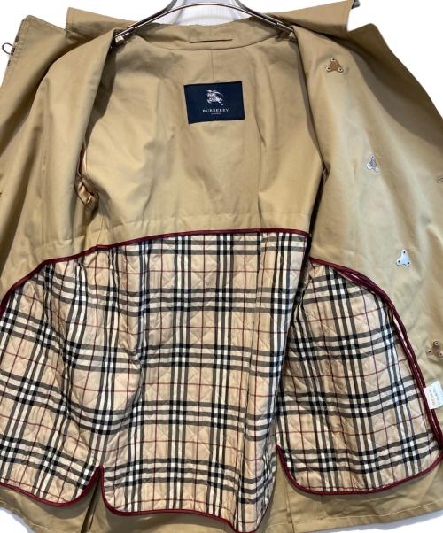BURBERRY LONDON（バーバリーロンドン）BURBERRY LONDON (バーバリーロンドン) ノバチェックライナー付ファイヤーマンコート ベージュ サイズ:9の古着・服飾アイテム