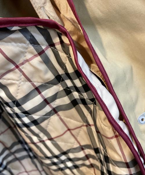 BURBERRY LONDON（バーバリーロンドン）BURBERRY LONDON (バーバリーロンドン) ノバチェックライナー付ファイヤーマンコート ベージュ サイズ:9の古着・服飾アイテム