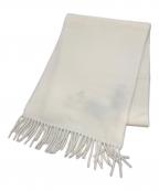 Vivienne Westwoodヴィヴィアンウエストウッド）の古着「EMBROIDERED LOGO SCARF」｜ホワイト