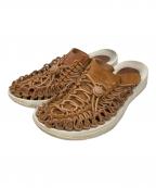 KEEN×Engineered Garmentsキーン×エンジニアドガーメンツ）の古着「UNEEK SLIDE PREMIUM LEATHER」｜ブラウン