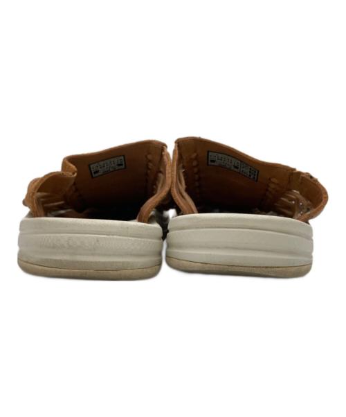 KEEN（キーン）KEEN (キーン) Engineered Garments (エンジニアードガーメンツ) UNEEK SLIDE PREMIUM LEATHER ブラウン サイズ:US7の古着・服飾アイテム