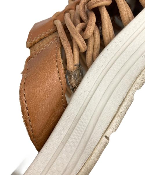 KEEN（キーン）KEEN (キーン) Engineered Garments (エンジニアードガーメンツ) UNEEK SLIDE PREMIUM LEATHER ブラウン サイズ:US7の古着・服飾アイテム