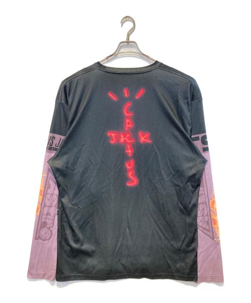 cactus jack（カクタス・ジャック）cactus jack (カクタス・ジャック) Fortnite (フォートナイト) Astronomical CJ Gaming L/S Jersey ブラック×パープル サイズ:2XLの古着・服飾アイテム