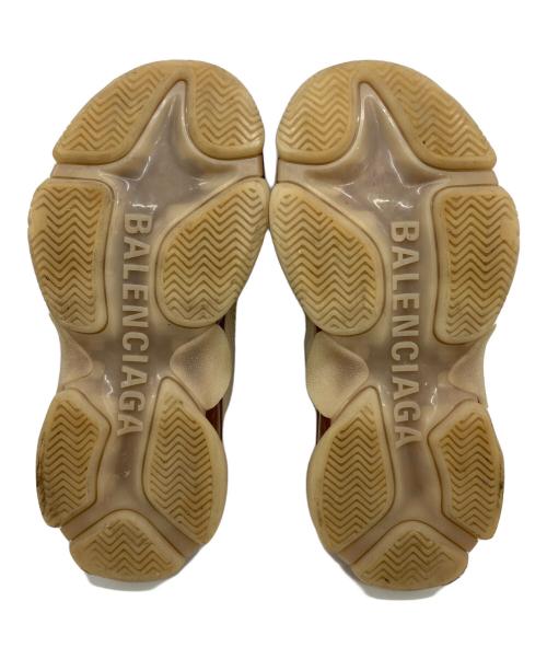 BALENCIAGA（バレンシアガ）BALENCIAGA (バレンシアガ) Triple S CLEAR SOLE ベージュ サイズ:38の古着・服飾アイテム