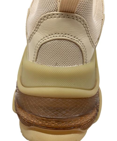 BALENCIAGA（バレンシアガ）BALENCIAGA (バレンシアガ) Triple S CLEAR SOLE ベージュ サイズ:38の古着・服飾アイテム