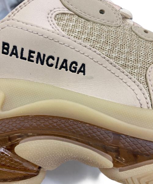 BALENCIAGA（バレンシアガ）BALENCIAGA (バレンシアガ) Triple S CLEAR SOLE ベージュ サイズ:38の古着・服飾アイテム