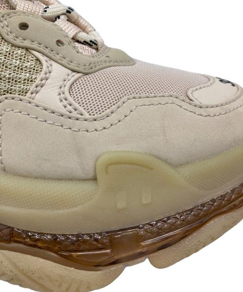 BALENCIAGA（バレンシアガ）BALENCIAGA (バレンシアガ) Triple S CLEAR SOLE ベージュ サイズ:38の古着・服飾アイテム