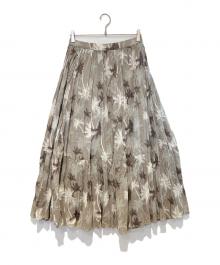 DAY upper hights（デイ アッパーハイツ）の古着「コットンボイル ティアード ギャザースカート」｜マルチカラー