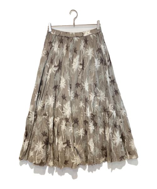 DAY upper hights（デイ アッパーハイツ）DAY upper hights (デイ アッパーハイツ) コットンボイル ティアード ギャザースカート マルチカラー サイズ:1の古着・服飾アイテム