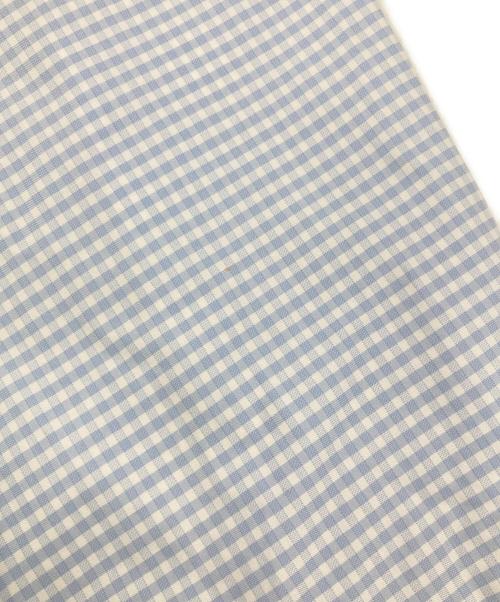 THIRD MAGAZINE（サードマガジン）THIRD MAGAZINE (サードマガジン) ギンガムチェックブラウスシャツ ホワイト×ブルー サイズ:9の古着・服飾アイテム