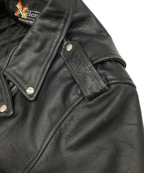 Xelement（エックスエレメント）Xelement (エックスエレメント) ［古着］ダブルライダースジャケット ブラック サイズ:3XLの古着・服飾アイテム