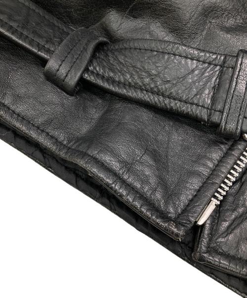 Xelement（エックスエレメント）Xelement (エックスエレメント) ［古着］ダブルライダースジャケット ブラック サイズ:3XLの古着・服飾アイテム