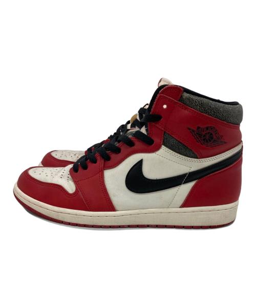 NIKE（ナイキ）NIKE (ナイキ) AIR JORDAN 1 RETRO HIGH OG ホワイト×レッド サイズ:12の古着・服飾アイテム