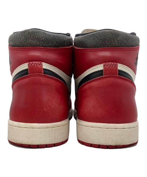 NIKE（ナイキ）NIKE (ナイキ) AIR JORDAN 1 RETRO HIGH OG ホワイト×レッド サイズ:12の古着・服飾アイテム