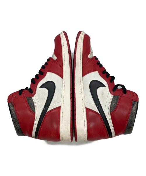 NIKE（ナイキ）NIKE (ナイキ) AIR JORDAN 1 RETRO HIGH OG ホワイト×レッド サイズ:12の古着・服飾アイテム